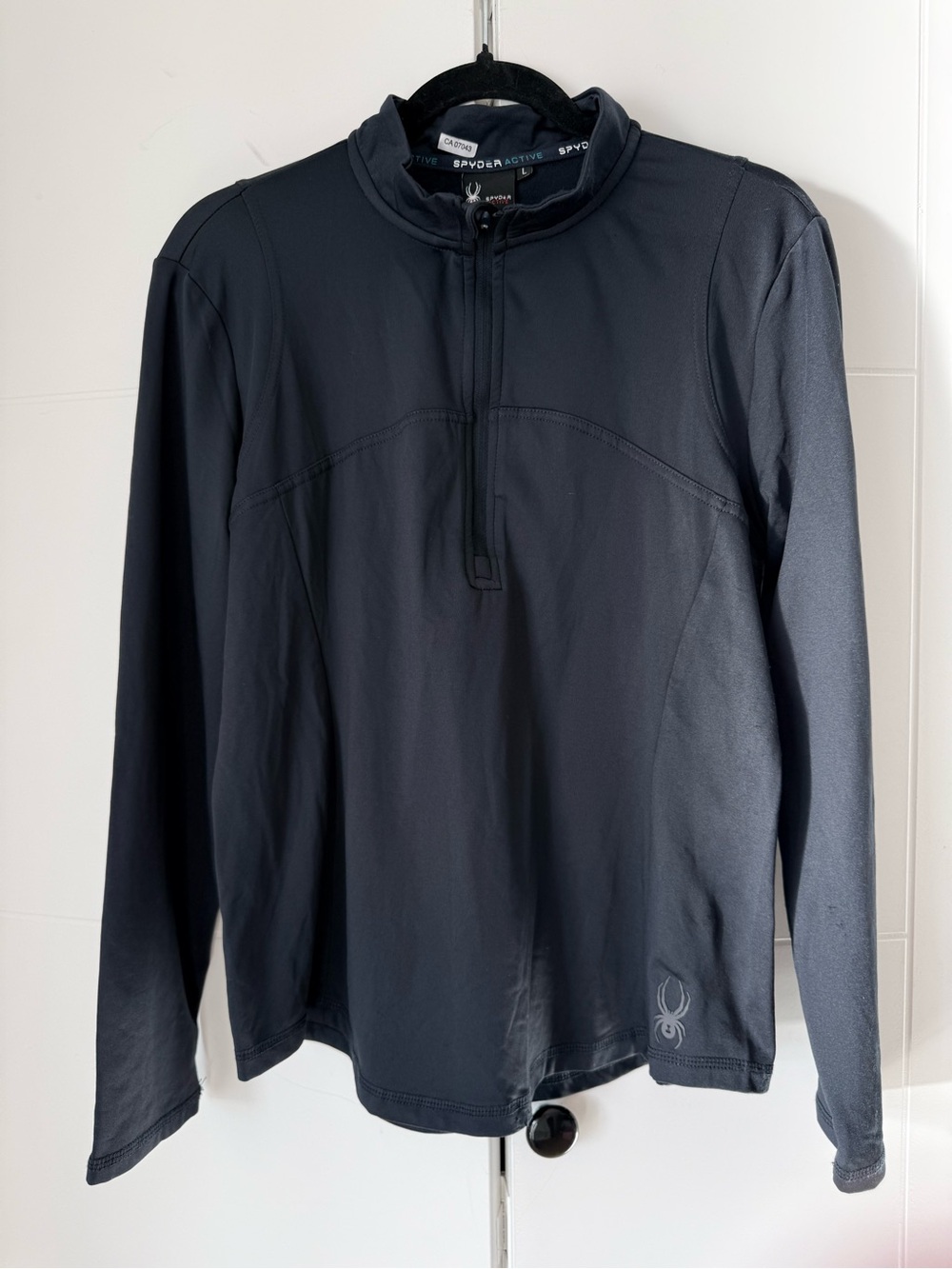 NWT Spyder Quarter Zip Fleece Lined Pullover